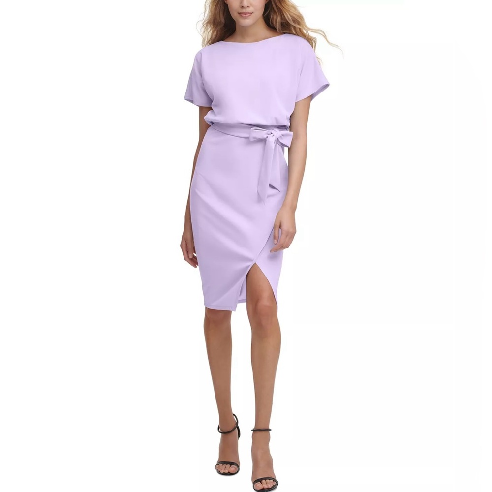 Kensie Blouson Wrap Dress